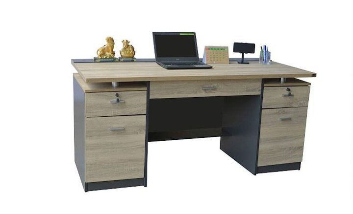 โต๊ะทำงาน-havana-160-cm-model-st-160-ดีไซน์สวยหรู-สไตล์เกาหลี-4-ลิ้นชัก-สินค้ายอดนิยมขายดี-แข็งแรงทนทาน-ขนาด-160x75x75-cm