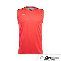 ARI MENS FLEXI RUNNING TANK - HOT PINK/SILVER/MAROON เสื้อวิ่งผู้ชายแขนสั้น อาริ เฟลค สีชมพู