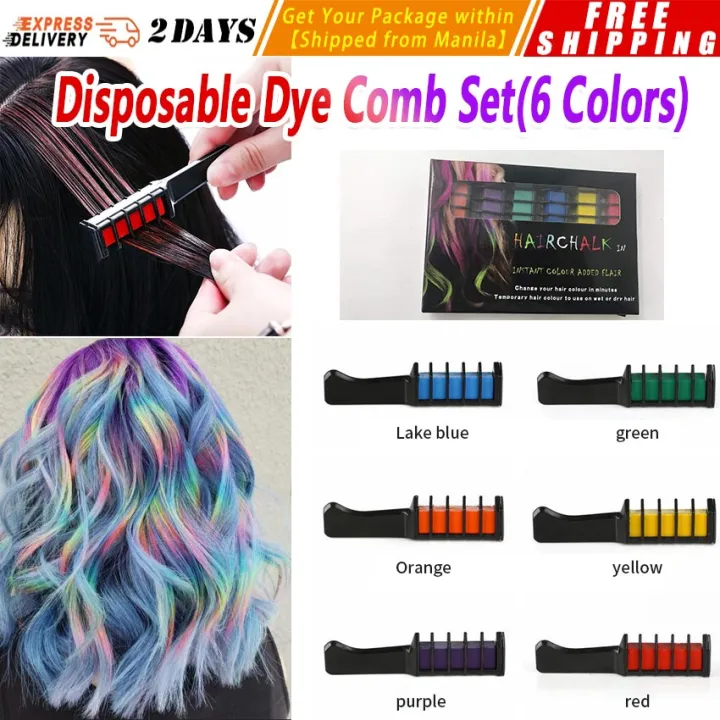 Tips To Colour Your Hair Naturally | Disposable Hair Dyeing Comb Mini Tool  For Hair Dye(orange) 