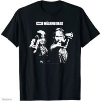 NEW2023 2023ใหม่ฤดูใบไม้ผลิและฤดูร้อน The Walking Dead Saints เสื้อยืดสำหรับผู้ใหญ่