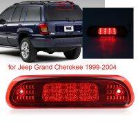 Red chrome Third Brake Light Rear Brake Stop LED Light Rear Lamp Car Fit For Jeep Grand Cherokee 1999 2000 2001 2002 2003 2004