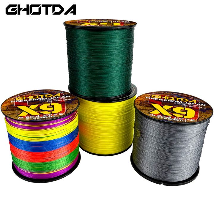 ghotda-x9-japan-toughness-and-durable-fiber-fishing-line-100m-0-14mm-0-55mm-pe-braided-super-strong-fishing-line-9-45-4kg