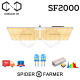 [ส่งฟรี] ไฟปลูกต้นไม้ Spider Farmer® SF2000 LED Grow Light With Dimmer Knob 200 watt