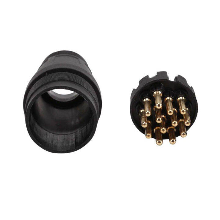 12V 13Pin Trailer Plug Wiring Connector Towbar Towing Caravan Truck