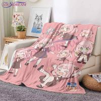 Japanese Anime SPY×FAMILY Cartoon Cute Girl Flannel Blanket Lightweight Soft Warm Blanket Cover Fleece Throw Blanket Gift