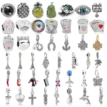 Jesus Cross Charm  Compatible with Pandora Bracelets  Planet Charms
