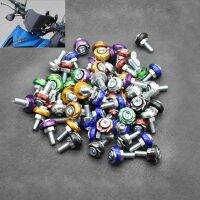 1Pcs Universal Screw Nut Alloy Color Plate Coverset Cowling Motorcycle Aluminum Washer Body Cover