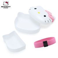 Sanrio Hello Kitty My Melody Lunch Box Bento Containers New Kawaii High Capacity with Strap Portable for Students Outdoor Travel