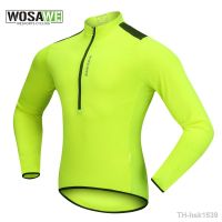 【hot】❂☸❃  Reflective Cycling Jerseys Men Sleeve Maillot Downhill Clothing Ropa Ciclismo Shirts Tight MTB Jersey