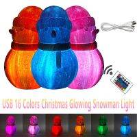 【✱2023 HOT✱】 li62292595258181 Usb 3d Led เรืองแสงไฟกลางคืน Rgb 16สีสะท้อนแสงโต๊ะสำหรับห้องนอนโคมไฟ Lampu Hias S