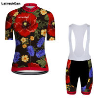 SPTGRVO Womens Cycling Jersey Set Summer Quick Dry Cycling Clothing Mountain Bike Clothing Ladies Cyclist Outfit culotte mujer