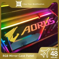 Mirror MOD RGB Lighting Panel Customize PC Case VGA Backplate Side Panel PC Cabinet A-RGB Colorful AURA SYNC Water Cooling Plate