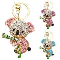 [HOT HUIQKKJKUIO 556] น่ารัก Rhinestone ฝัง Koala จี้พวงกุญแจรถผู้ถือพวงกุญแจกระเป๋า Charm น่ารักแขวนกระเป๋าตกแต่งเครื่องประดับของขวัญ Fashion