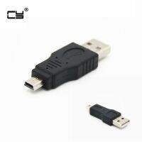 Mini USB 5pin Male to USB2.0 male Date Converter Adapter PC Laptop Camera Mobile Phone Connector