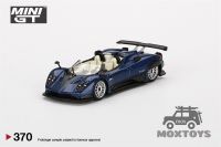 HP บาเร็ตต้าสีฟ้า LHD รถโมเดล Diecast มินิ GT 1:64 Pagani Zonda