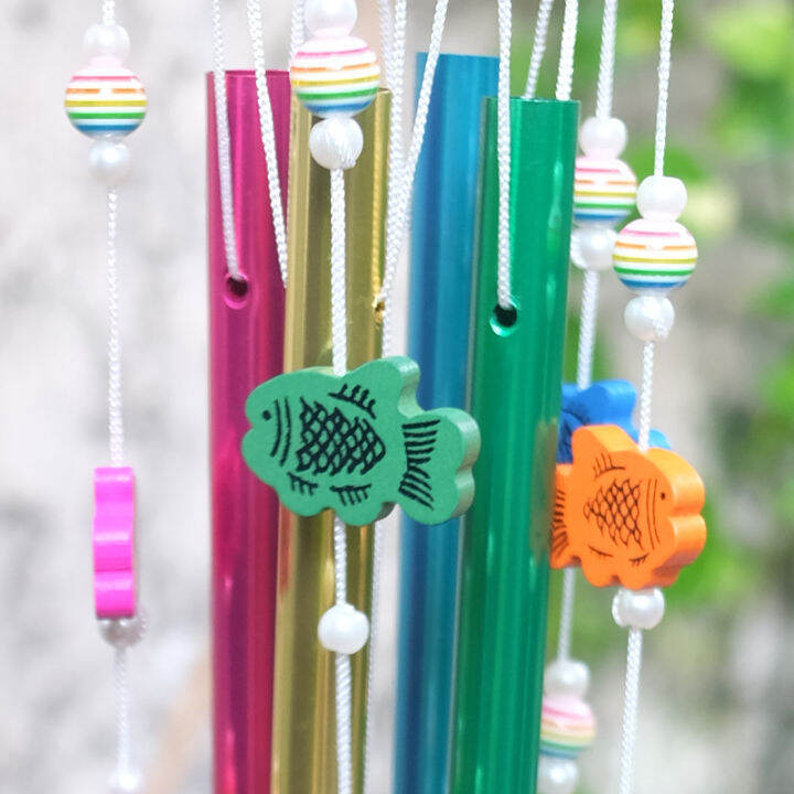 กระดิ่งลมโมบาย-wind-chime-กระดิ่งลม-เสียงเพราะ-กระดิ่งลม-เรียกทรัพย์-กระดิ่งลม-กระดิ่งลมมงคล-แท่งโมบาย-ระฆังสี-โมบายเสริมฮวงจุ้ย-ลายปลามงคล-ตกแต่งบ้าน-ตกแต่งสวน-กระดิ่งลม-ฮวงจุ้ย-wind-chimes