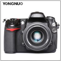 YONGNUO F1.8 Yn50mm AF MF รูรับแสงขนาดใหญ่แบบเคลือบหลายชั้นเลนส์โฟกัส F1.8N YN 50มม. สำหรับกล้องเฟรม DSLR Canon Nikon FX DX