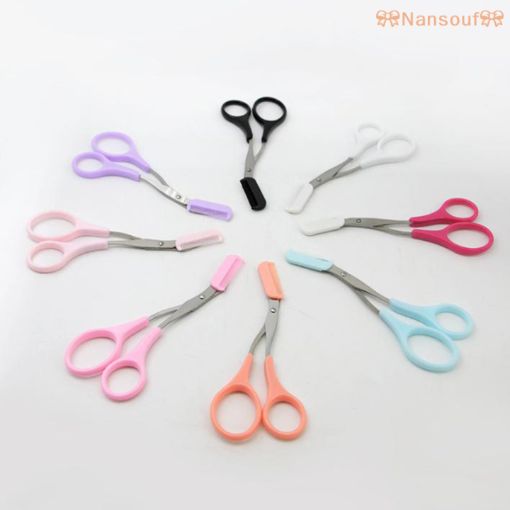 nansouf-เครื่องดัดขนตาพร้อมหวีที่หนีบขนตาเครื่องสำอางมือใหม่อุปกรณ์เสริมความงามสำหรับการแต่งตาอย่างต่อเนื่องเครื่องดัดขนตาธรรมชาติมาการอง