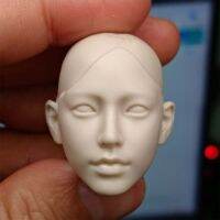 16 Scale Asian Beauty Girl You Unpainted Head รุ่น Sculpt สำหรับ12Action Figures DIY Accessories