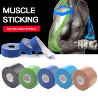 Kinesiology Tape Cotton Athletic Recovery Tape Self-Adhesive Knee Pads Sport Recovery Strapping Pain Relief for Gym Accessories