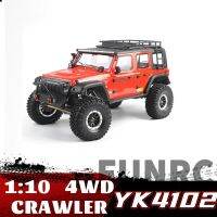 OuYunTingM 1/10 YIKONG 4102รีโมทคอนโทรลรถปีนเขาอาชีพ RC รถ4WD ไฟฟ้ารถออฟโรดโมเดลรถ YK YK4102PRO