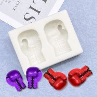 Boxing Glove Silicone Sugarcraft Mold Resin Tools Cupcake Baking Mould Fondant Cake Decorating Tools Bread Cake  Cookie Accessories