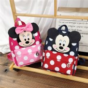 Disney Boy Girl Schoolbags Kid Cute Kindergarten Backpack Mickey Minnie