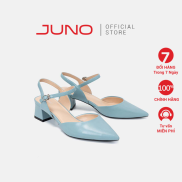 Giày Cao Gót 5cm Thời Trang JUNO Mũi Nhọn Phối Màu CG05075
