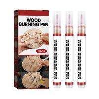 [HOT BYIIIXWKLOLJ 628]ปากกาปักลายการเผาไม้สำหรับเด็ก Set Pulpen 3ชิ้น,ปากกา Pyrograph แบบทำเองไม้ไหม้ทำเครื่องหมายบนไม้เครื่องเขียนสำหรับการสร้างภาพวาด Set Pulpen เซ็ตปากกามาร์กเกอร์