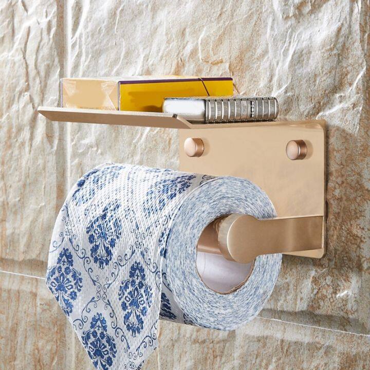 toilet-paper-holder-with-shelf-wall-mounted-mobile-phone-paper-towel-holder-decorative-bathroom-roll-paper-holder