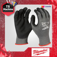 MILWAUKEE 48-22-8952 ถุงมือ Cut 5 Dipped Gloves ไซส์ L ถุงมือช่าง ถุงมืออเนกประสงค์