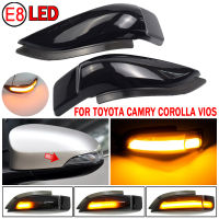 สำหรับ Toyota AQUA COROLLA AXIO FIELDER AURIS PREMIO ALLION PRIUS C VITZ LED แบบไดนามิกไฟเลี้ยวกระจกมองหลังตัวบ่งชี้