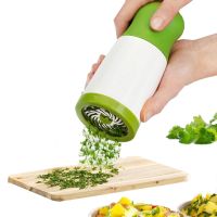 LMETJMA Manual Vegetable Grinder Stainless Steel Pepper Grinder Parsley Chopper Kitchen Utensils KCBI121604