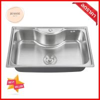 ซิงค์ฝัง 1หลุม LINEA V80.50 1B สเตนเลสBUILT-IN SINK LINEA V80.50 1B STAINLESS STEEL **บริการเก็บเงินปลายทาง**