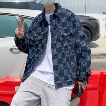 LOUIS VUITTON SUPREME JACQUARD DENIM TRUCKER JACKET MONOGRAM