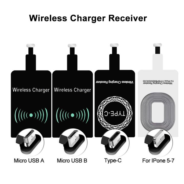 universal-micro-usb-type-c-qi-fast-wireless-charging-receiver-สำหรับ-6-7-plus-5s-samsung-xiaomi-redmi-oppo-vivo