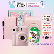 HN Combo Instax Mini 12- Bộ máy và phụ kiện chụp ảnh lấy liền Fujifilm