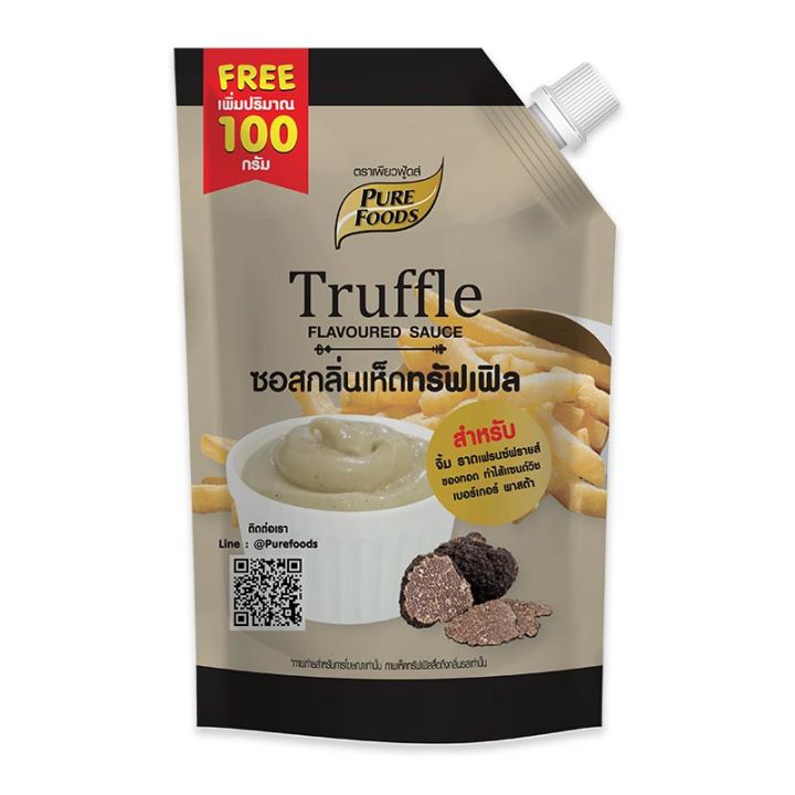 pure-foods-truffle-flavoured-sauce-370-g-เพียวฟู้ดส์-ซอสกลิ่นเห็ดทรัฟเฟิล-370-กรัม