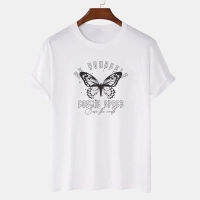 VIP HJN Butterfly T Shirt Aesthetic Cotton T Shirt Women Harajuku Graphic Tees Shirt Sun Flower Butterfly Womens T-shirt