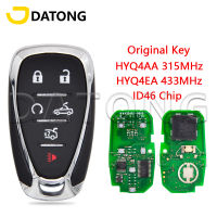 OCMN Datong World Car รีโมทคอนลสำหรับ Chevrolet Camaro SS Convertible ID46Chip HYQ4AA 315MHz HYQ4EA 433MHz สมาร์ทการ์ด Cnsm