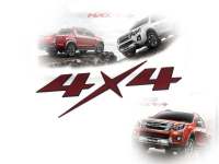 ถูกและดีมีที่นี้ ป้ายสติ๊กเกอร์ติดรถยนต์  สติกเกอร์กระบะ d max All new4x4 4x4 ( 2 ชิ้น/ชุด ) สิ้นค้าดีมีคุณภาพ**ครบเครื่องเรืองประดับ** **สินค้าดี จัดส่งเร้ว**