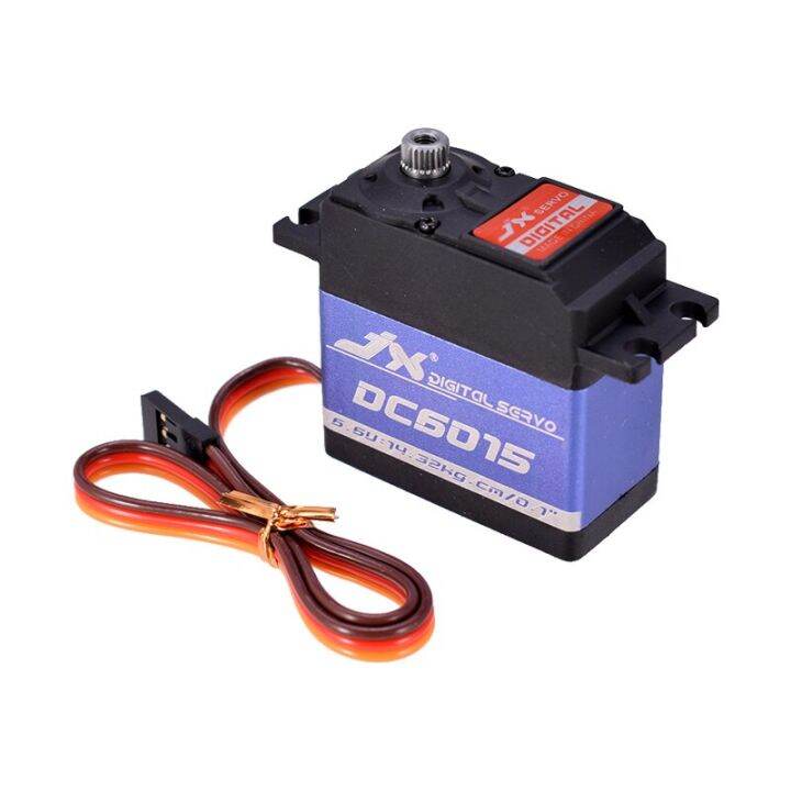 100-original-jx-15kg-servo-0-1sec-6-6v-อลูมิเนียมโลหะเกียร์-core-เซอร์โวระบบดิจิตอล-rc-มาตรฐานสำหรับ1-10รถ-rc-crawler