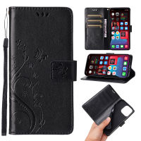 WindCase for iPhone 15 Pro Max 15 Plus Case Flower Pattern PU Leather Bookstyle Flip Stand Cover