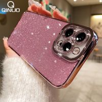 Luxury Square Plating Glitter Case For iPhone 14 13 Pro Max 11 12 Mini XR X XS Max 7 8 Plus SE 2022 Shockproof Transparent Cover Phone Cases