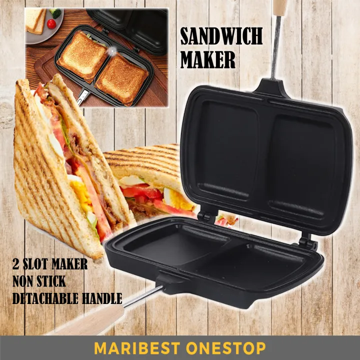 Bread Toaster Pan Sandwich Maker Bread Toast Pan Pembakar Roti Sandwich ...