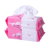 【DT】 hot 【DT】 hot JUANJUAN 120Pcs Face Towel Disposable Makeup Remover Dry Wipes 100% Cotton Facial Tissue Multi-purpose Surface Cleaning