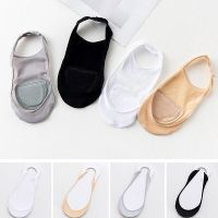 1 Pair New Invisible Boat Socks Women Non-Slip Socks For High Heels Shoes Ice Silk Thin Half-Palm Suspender Boat Socks Socks Tights