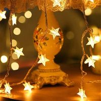 ▩ 10Leds Christmas Tree Star Light Led String Fairy Light Xmas Party Home Wedding Garden Garland Christmas Led Light Decoration