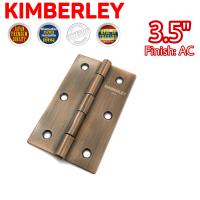 KIMBERLEY บานพับเหล็กชุบทองแดงรมดำ NO.910-3.5” AC (JAPAN QUALITY)