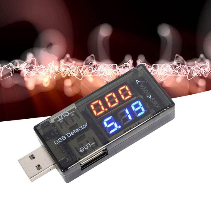 2pcs-voltage-tester-current-voltage-battery-monitor-with-led-display-for